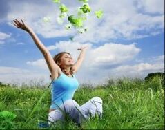 You can become infected with helminths in nature