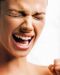 A woman's irritability is a symptom of the presence of parasites