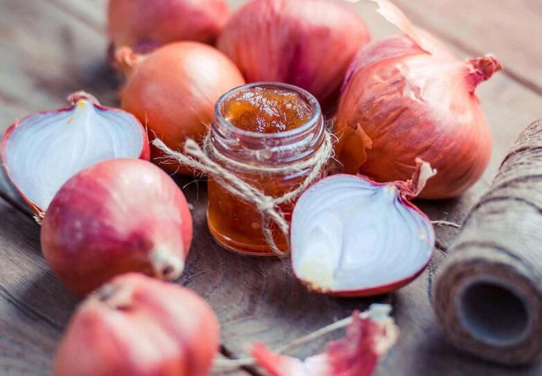 onion to remove parasites